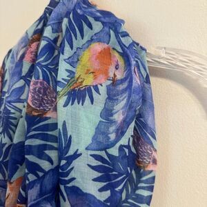 Tropical Birds Infinity Scarf | Colorful | Lightweight | Vacation | Artsy